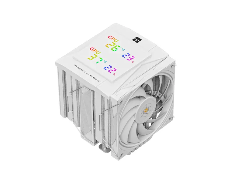 ქულერი THERMALRIGHT Royal Knight 120 Digital WHITE CPU Universal Cooler