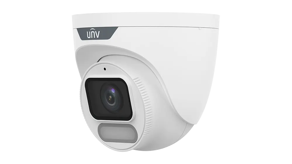 IP კამერა - 4მპ, 2.8მმ, Turret, UMD, Mic, SD,  ColorHunter, Wise-ISP, Uniview IPC3624LE-ADF28K-WP