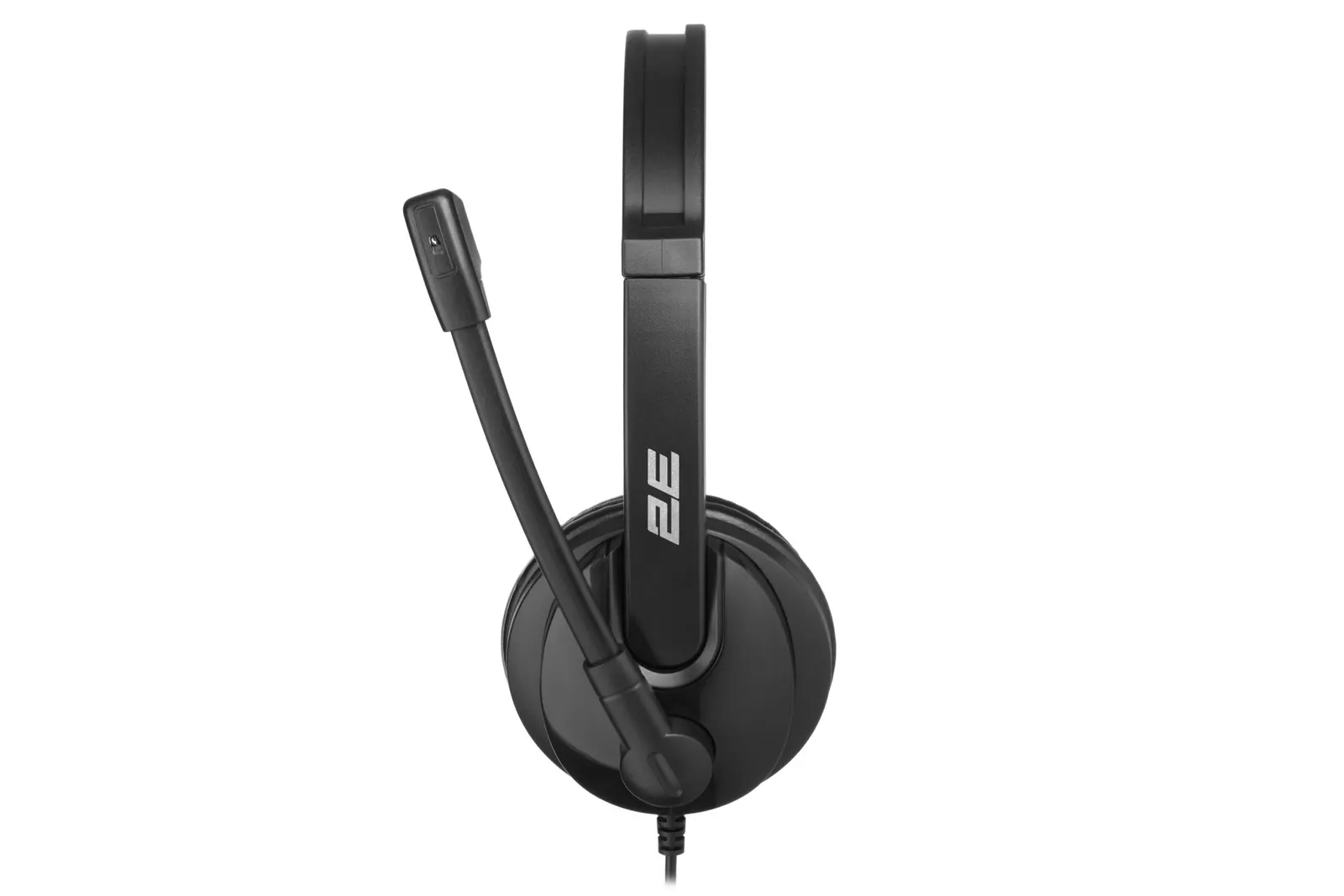 ყურსასმენი 2E PC headset stereo On-ear CH12 USB, omni-mic, 2m, black