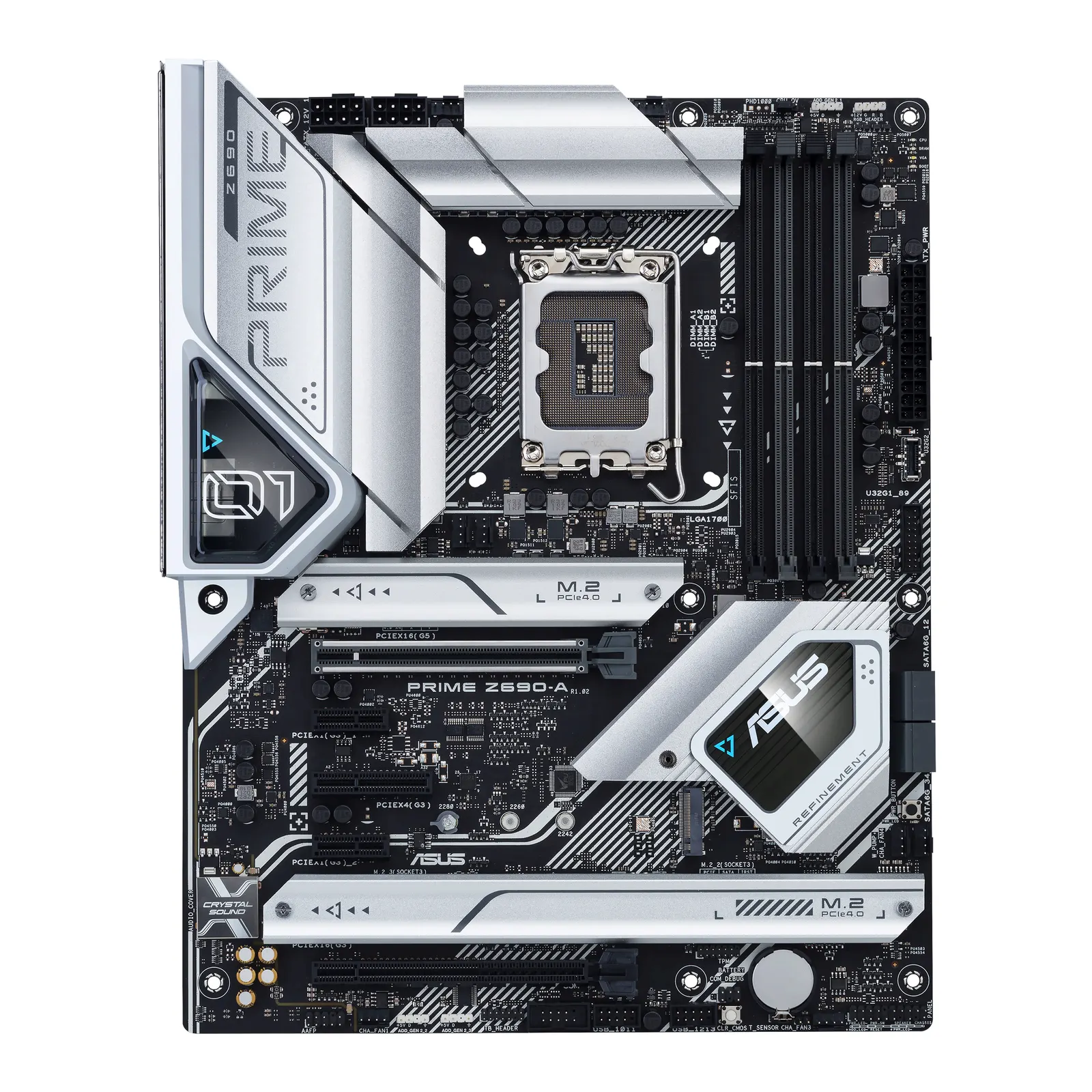 დედაპლატა ASUS Motherboard PRIME Z690-A s1700 Z690 4xDDR5 M.2 HDMI DP ATX