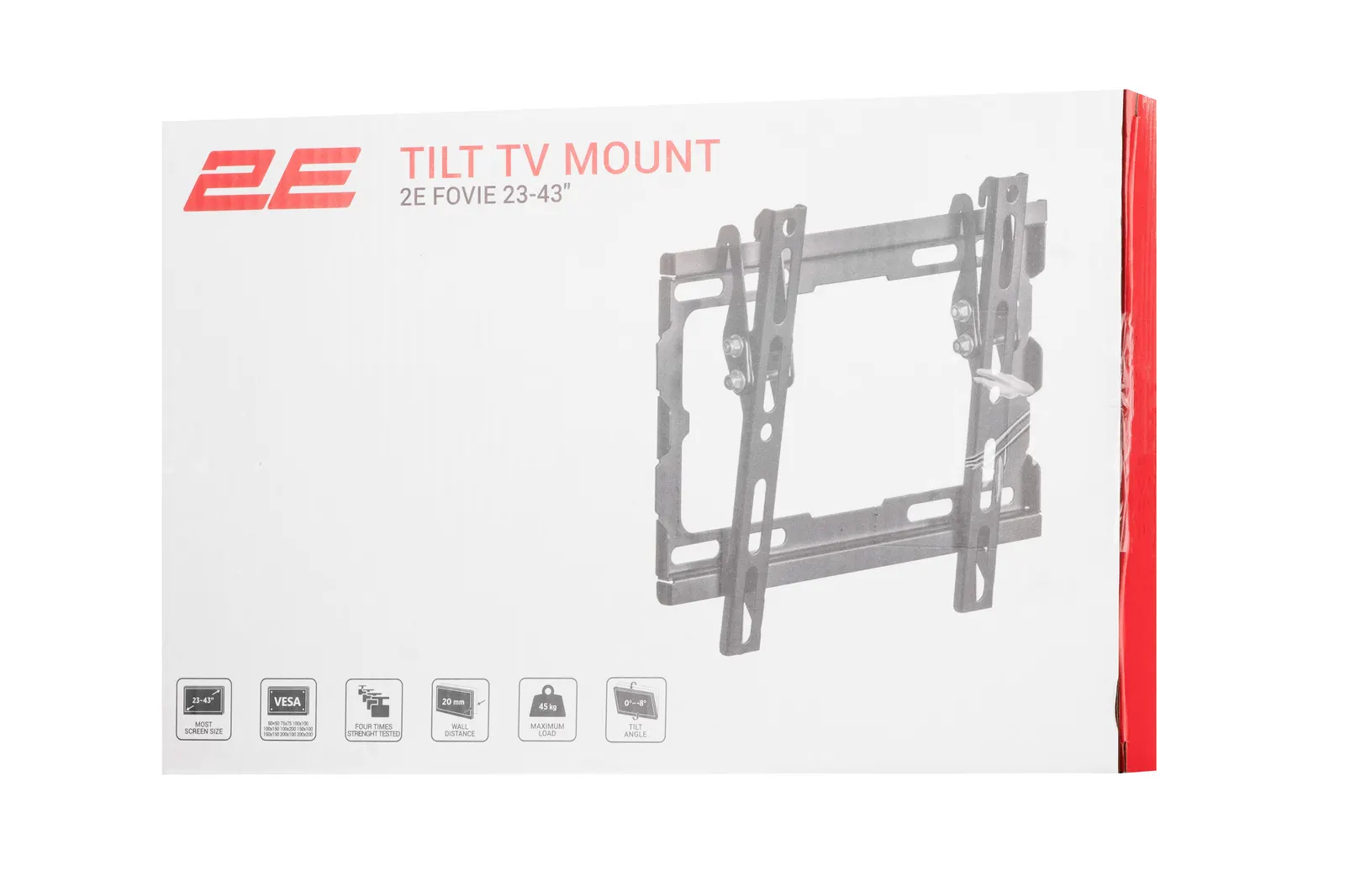 ტელევიზორის საკიდი Tilt TV mount 23-43" 2E Fovie