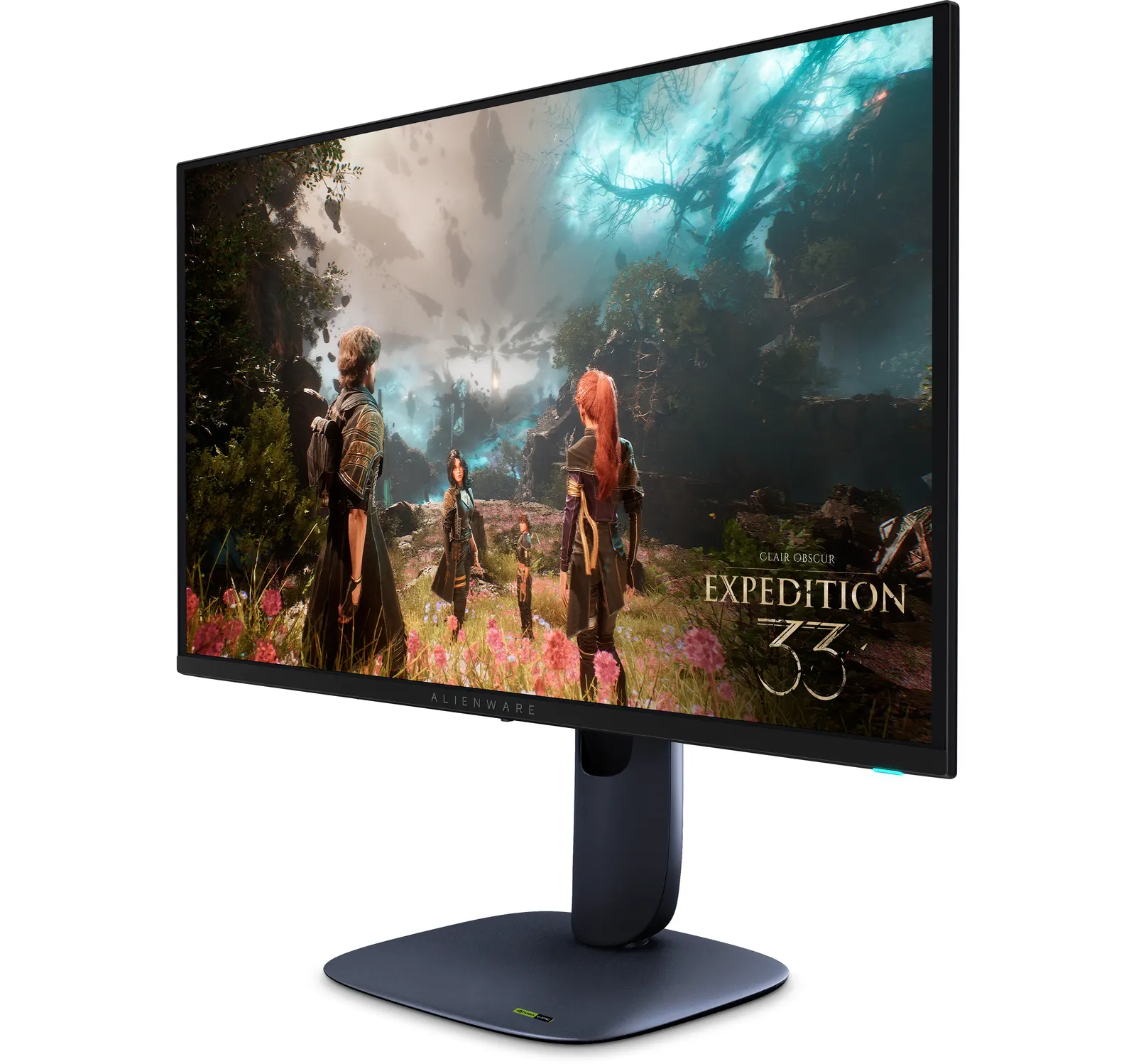 მონიტორი Alienware 27 4K QD-OLED Gaming Monitor - AW2725Q/UHD 3840 x 2160/16:9/178/178/0,03 ms/1000 cd/m/1,500,000:1/2 x HDMI 2.0/DP 1.4/4x USB/USB-C/3Yr w