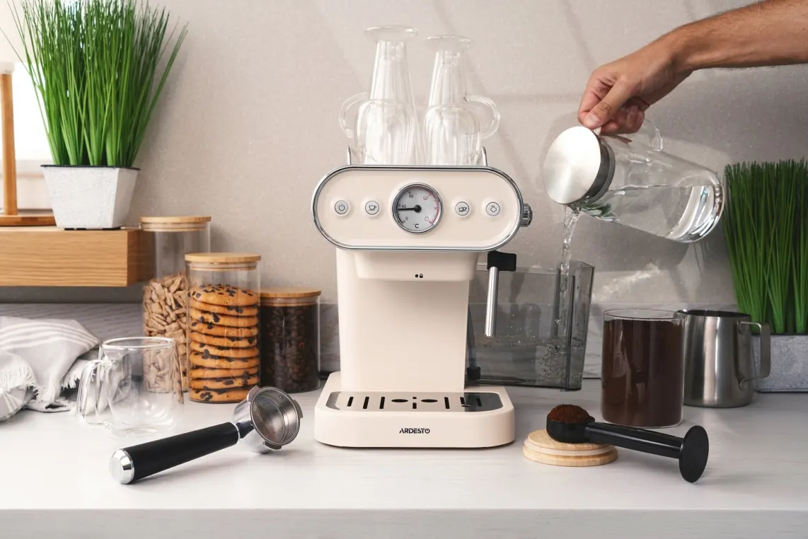 ყავის აპარატი Ardesto Coffeemaker FCM-E15BG