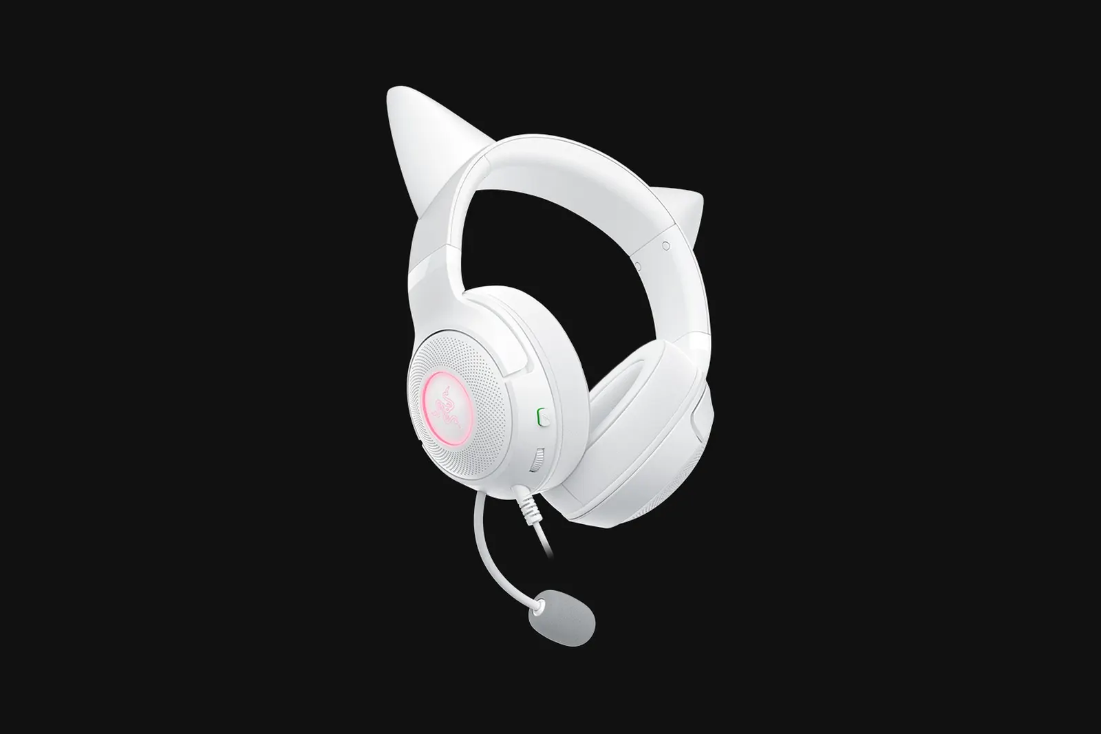 ყურსასმენი Razer Headset Kraken Kitty V2, 7.1, RGB, USB-A, white
