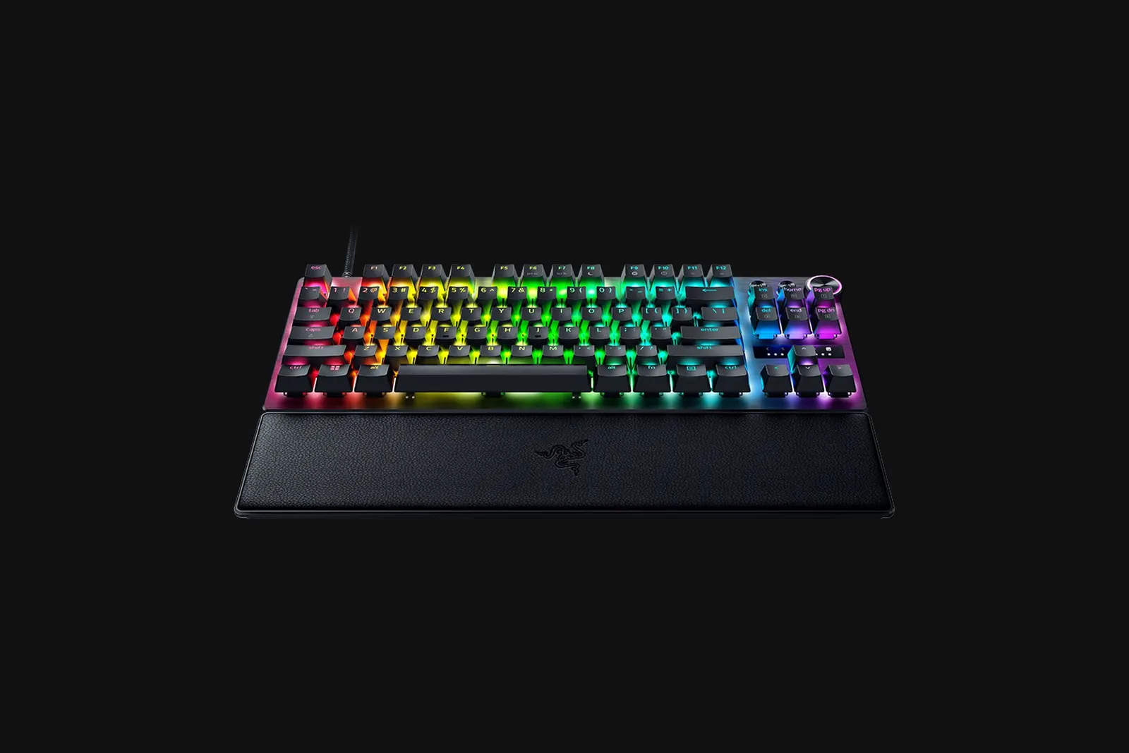 კლავიატურა Razer Keyboard Huntsman V3 Pro TKL RGB 84key Analog Optical Switches USB-A EN, black