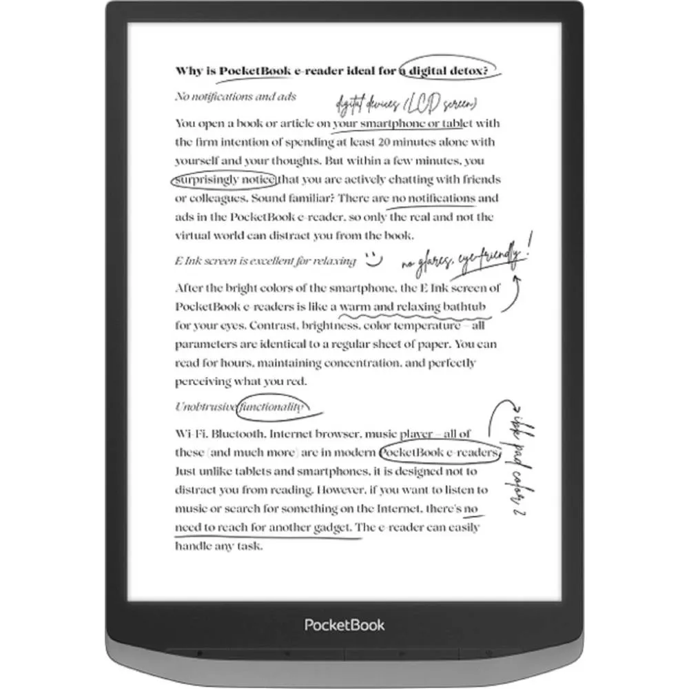 PocketBook e-reader 1040D InkPad X PRO, Mist Grey
