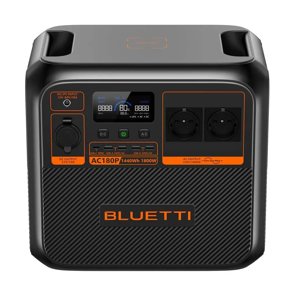 AC180P/GE Bluetti AC180P Portable Power Station 1800W/1440Wh