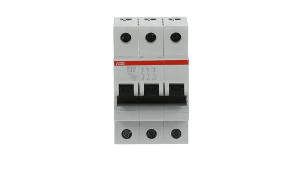 ავტომატური ამომრთველი - 40A 6KA 3P C, ABB SH203-C40
