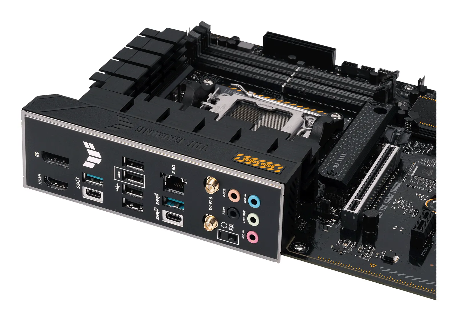ASUS Motherboard TUF GAMING B650-PLUS WIFI sAM5 B650 4xDDR5 M.2 USB HDMI DP WiFi BT ATX