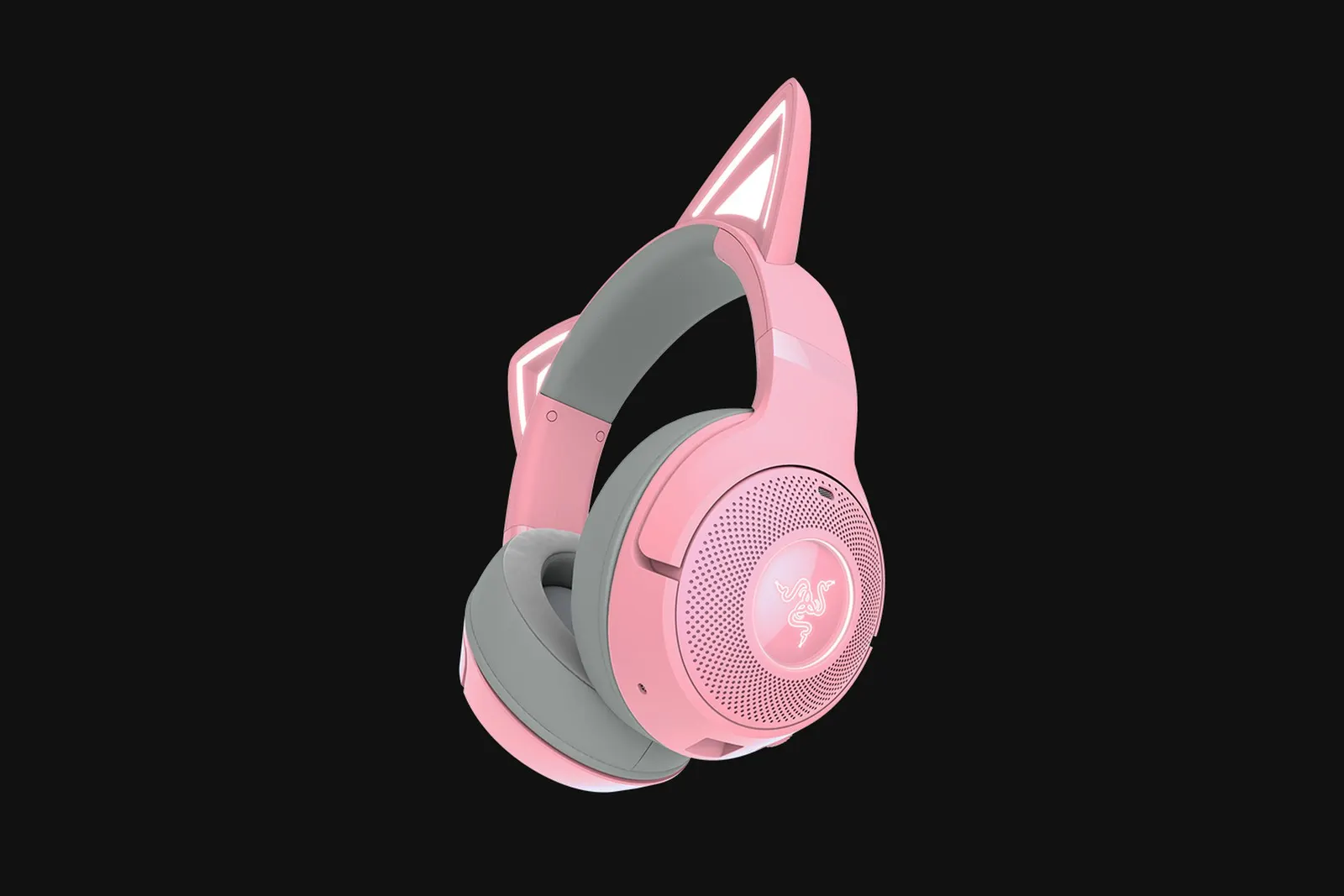 ყურსასმენი Razer Headset Kraken Kitty V2, RGB, BT, quartz Ed