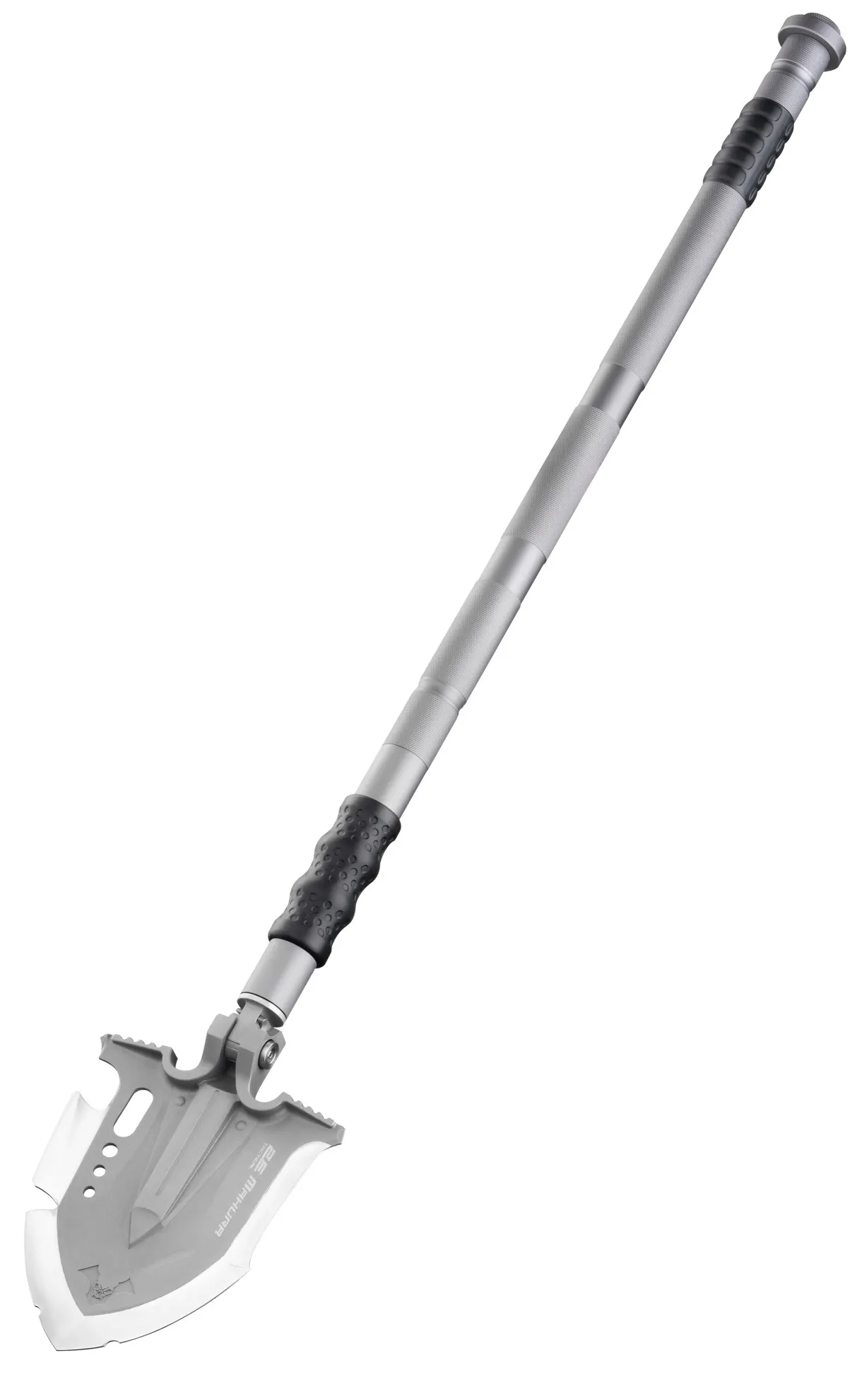 ნიჩაბი 2E Multitool tactical shovel Mahura Steel Gray collapsible, 23 in 1, with bag included, 107 cm max., 1.5 kg