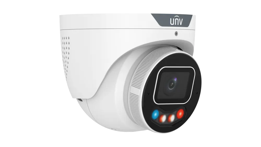 IP Camera - 4MP, 2.8mm, Turret, Mic, Speaker, SD, ANR, UMD, IK10, Wise-ISP, Uniview IPC3634SE-ADF28KMC-WP-I1