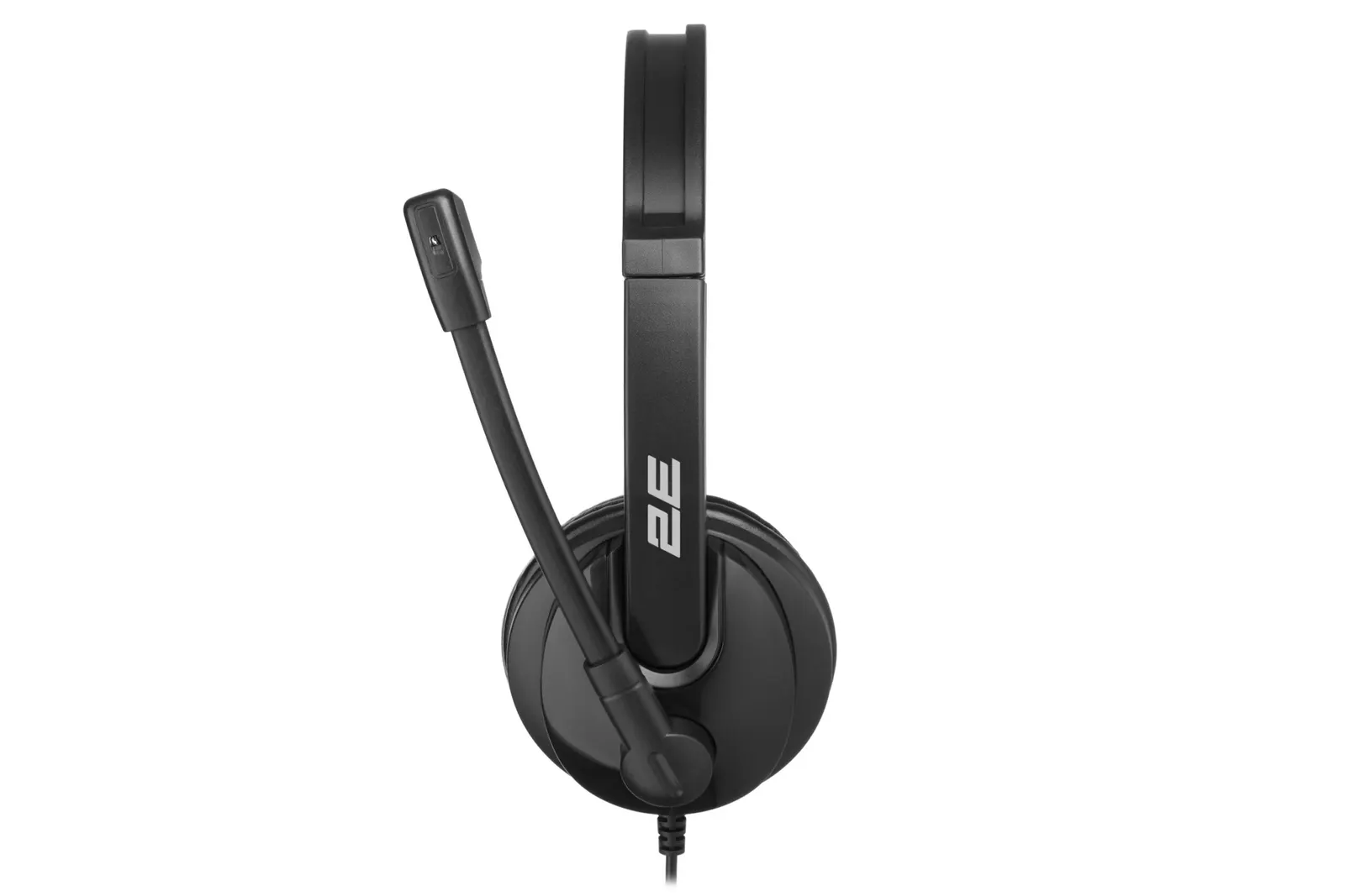 2E PC headset stereo On-ear CH12 mini-jack, omni-mic, 1.2m, black