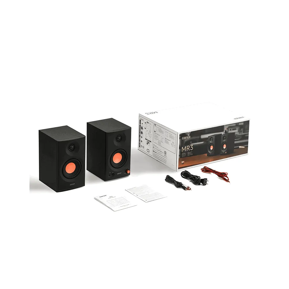 დინამიკი Edifier MR3, 36W, TRS, RCA, AUX, Bluetooth, Powered Studio Monitor Speakers, Black
