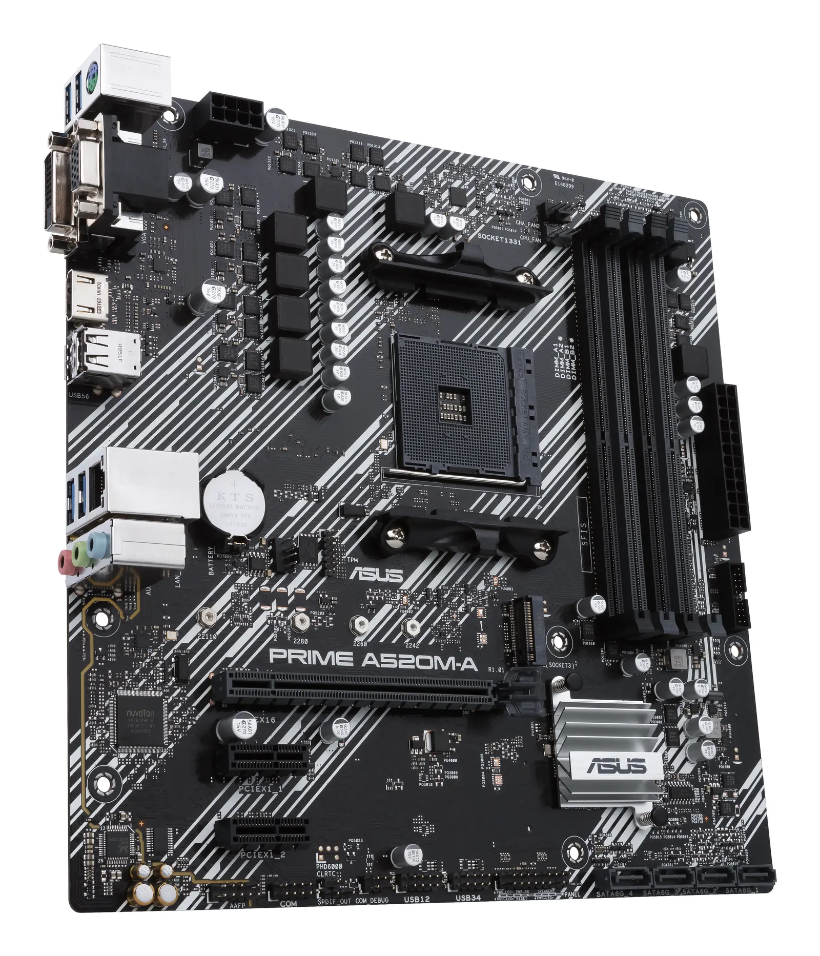 დედაპლატა ASUS Motherboard PRIME A520M-A II/CSM sAM4 A520 4xDDR4 HDMI D-Sub DP mATX