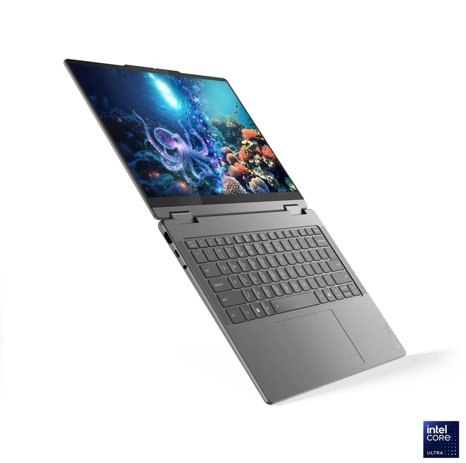 ნოუთბუქი Lenovo Yoga 7 2-in-1, 14'' OLED Touch Ultra 7 258V, 32GB, 1TB, Luna Grey. 14ILL10