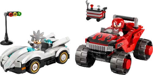 კონსტრუქტორი LEGO Silver's Car vs. Knuckles' M.. 77118