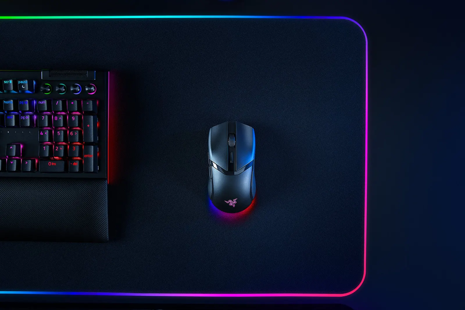 მაუსი Razer Mouse Cobra HyperSpeed, RGB, USB-A/WL/BT, black