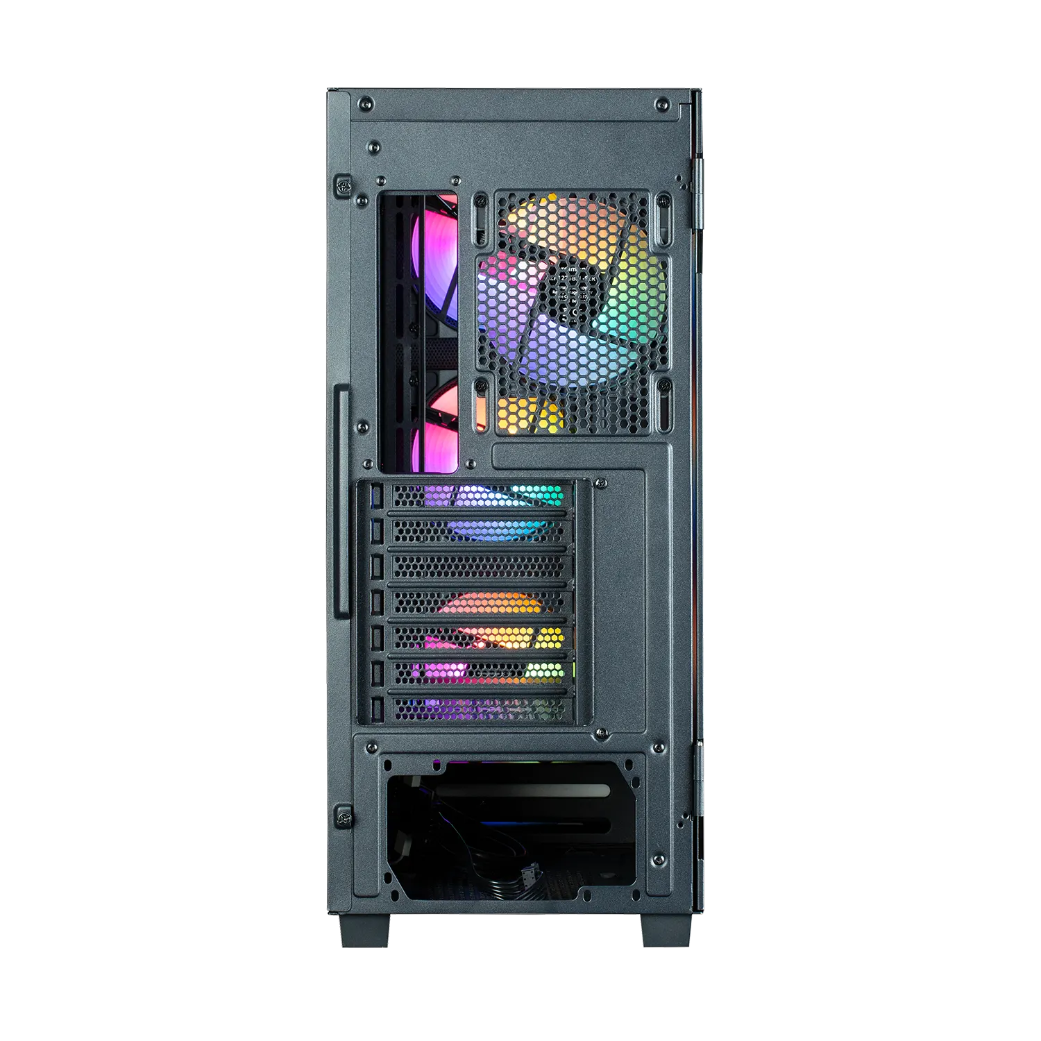 Zalman PC case S5 Neo without PSU, 1xUSB3.1, 1xUSB2.0, 4x120mm FRGB, VGA 390mm, LCS ready, TG Side Panel, ATX, black