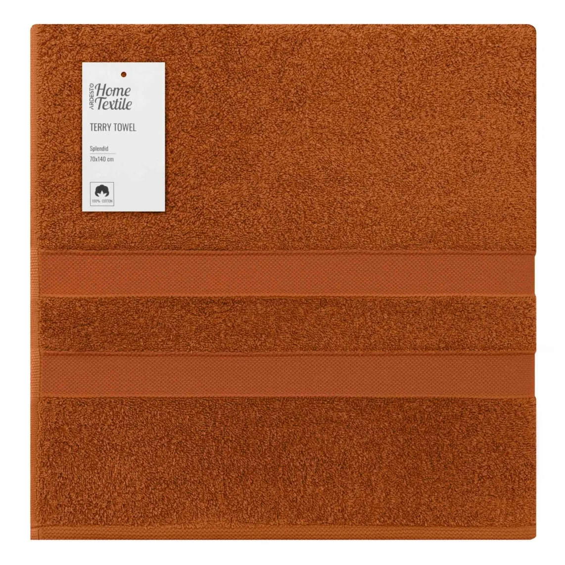 პირსახოცი ARDESTO Terry towel Splendid 70x140cm, 100% cotton, teracotic