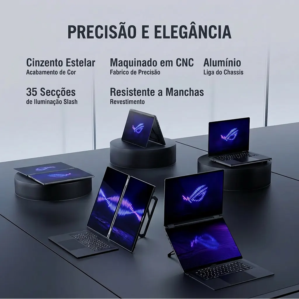 ASUS ROG Zephyrus Duo 16 OLED GX651AR-SR032W, 16", U9-386H, 32GB, 1TB, Stellar Grey