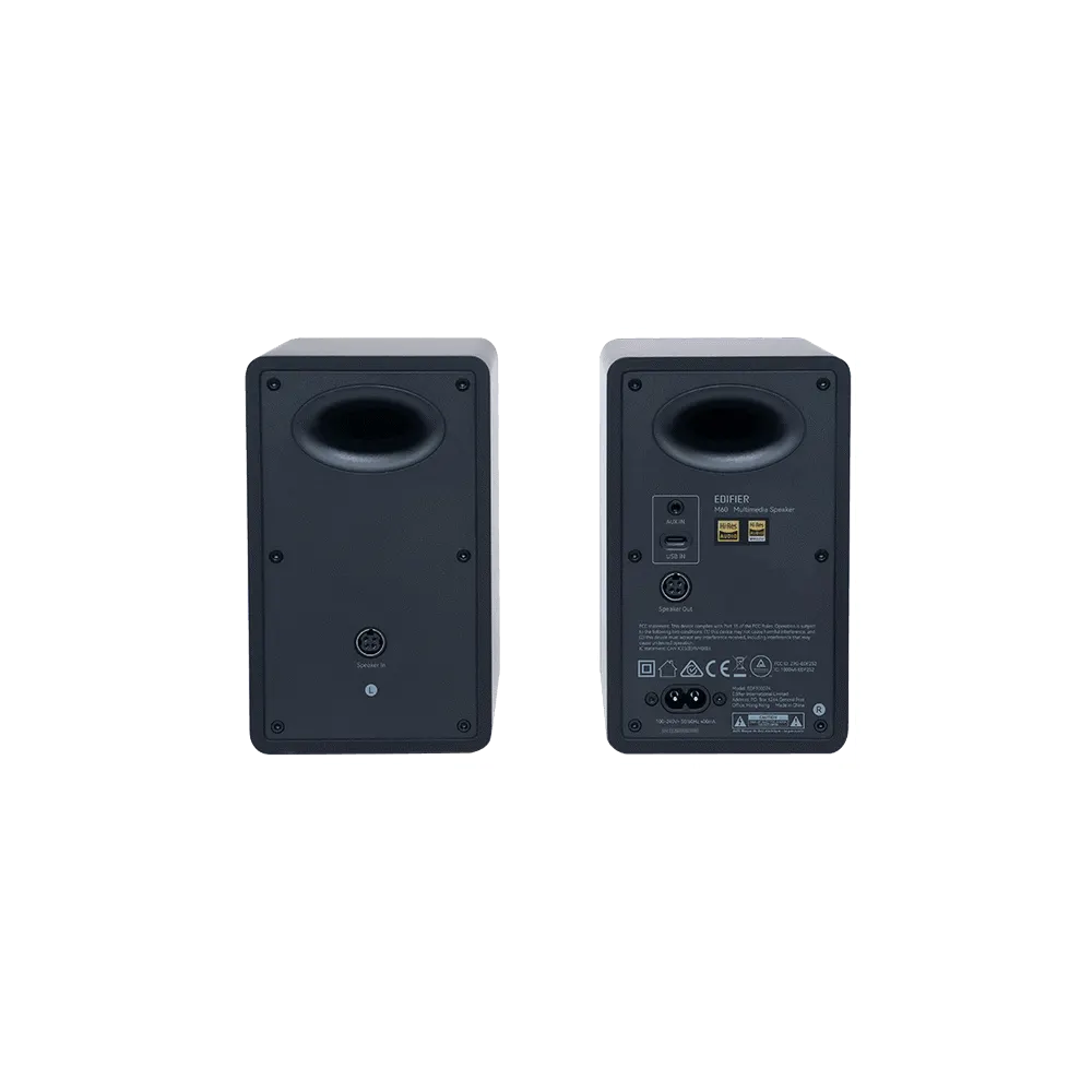 დინამიკი Edifier M60, 66W, Type-c, AUX, Bluetooth, Compact Desktop Speakers, Black