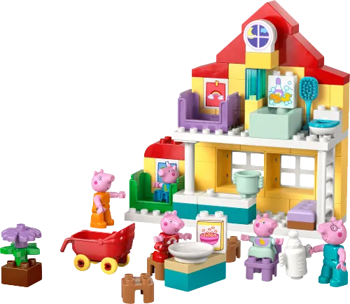 კონსტრუქტორი LEGO DUPLO Peppa Pig Family House 10467