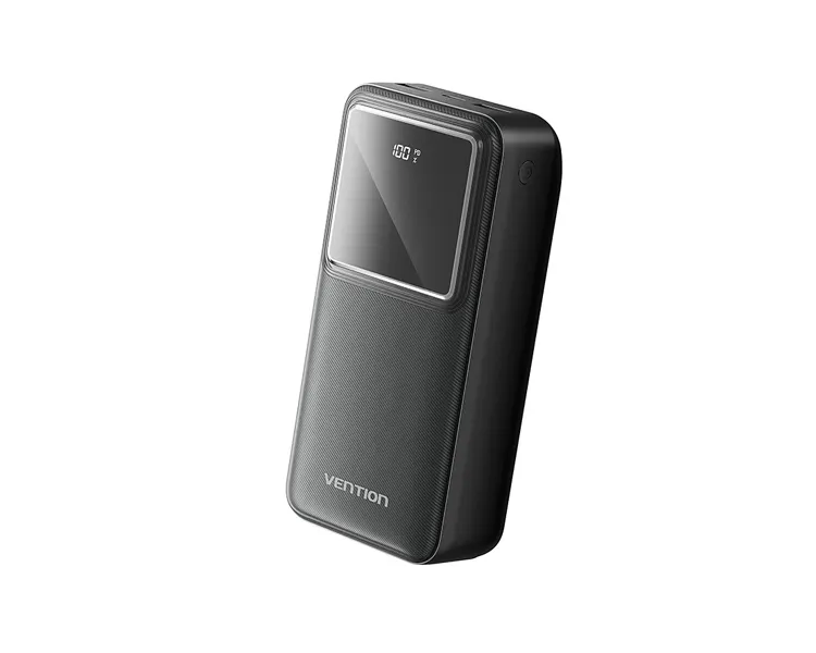 პორტატული დამტენი Vention FHMB0 30.000mAh Power Bank 22.5W With LED Display Black