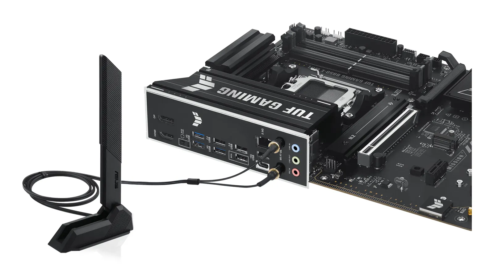 დედაპლატა ASUS Motherboard TUF GAMING B850-E WIFI sAM5 B850 4xDDR5 M.2 HDMI DP WiFi BT ATX