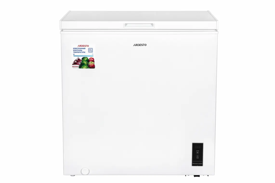 საყინულე Chest freezer ARDESTO, 85x81.6x55, 198L, A+, ST, display ext, ref mode, white