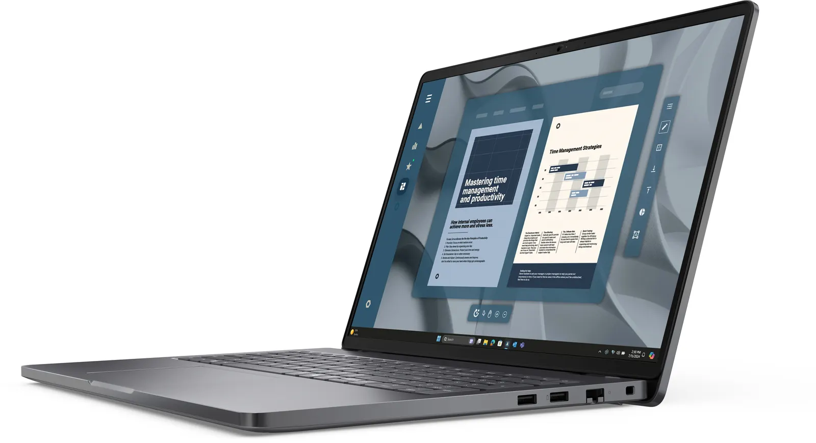 ნოუთბუქი Dell Pro 16|AMD Ryzen 5 PRO 230|16GB|1TB SSD|FgrPr|W11 Pro|FHD IR Cam & Mic|WLAN + BT|16.0" FHD+|Backlit Kb|3 Cell|65W/3Yrw