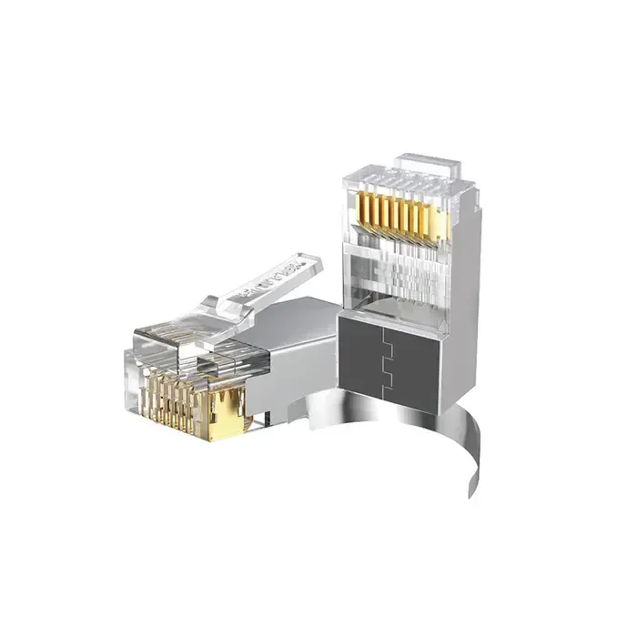 კონექტორი OT1093ATP01, UNITEK, CAT7 RJ45 Pass Through Connnector.