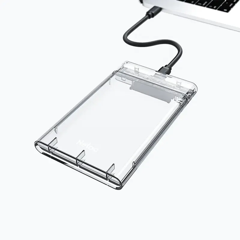 WH11, NETAC, USB Adapter, 2.5 SATA to USB3.0 External HDD/SSD Case,USB3.0 A to B cable.