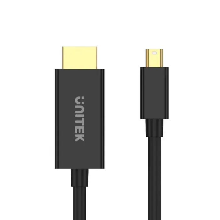 HDMI კაბელი V1152A, UNITEK, Adapter, Mini DisplayPort Male to HDMI Male Adapter cable 2M..