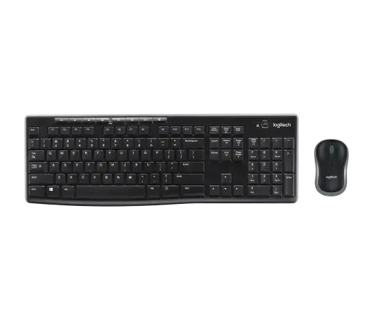 MK270, LOGITECH, Keyboard, Wireless Combo, BLACK.