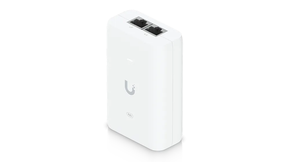 PoE ადაპტერი, U-POE+, at, 30W, GbE, Ubiquiti U-POE-at-EU