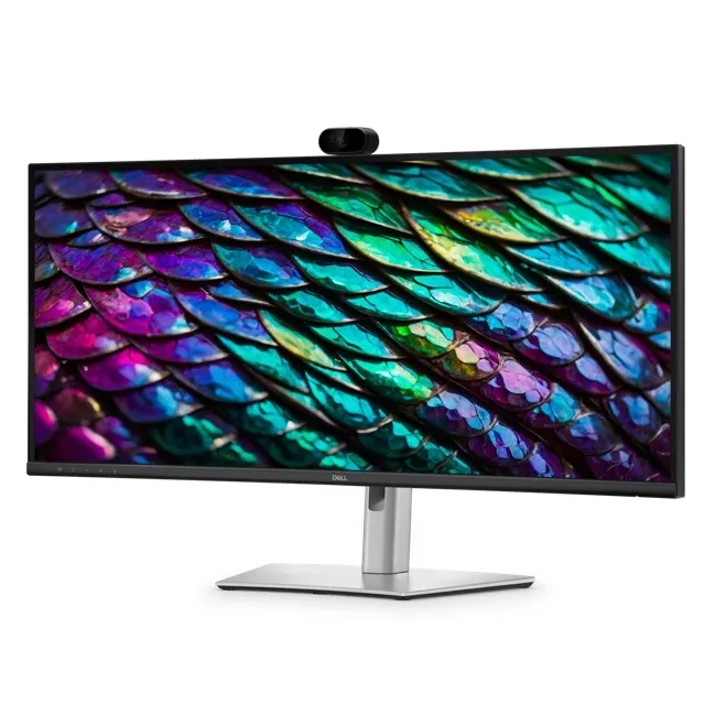 მონიტორი Dell Pro P 34 USB-C Hub Webcam Monitor - P3426WEB/34"/3440 x 1440/UW-QHD/21:9/178/1xDP, 1xHDMI, 3xUSB-A, USB-B, 3xUSB-C/1xRJ45/Speaker/3Yrw
