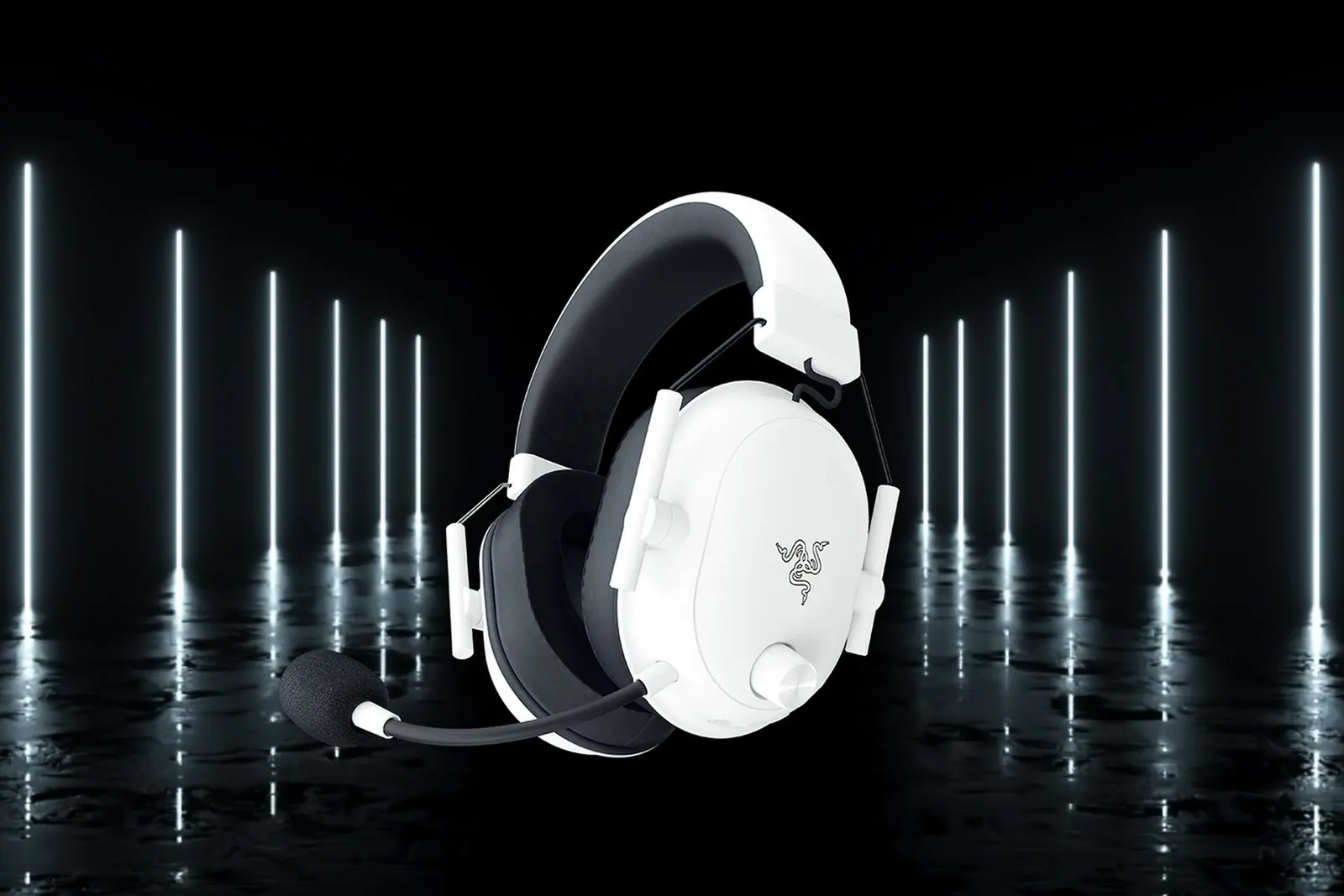ყურსასმენი Razer Headset BlackShark V2 HyperSpeed, USB/BT/WL, white
