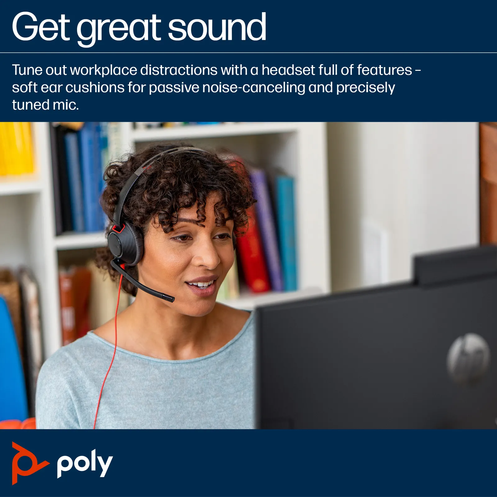 Poly Blackwire 5220 On-ear Black