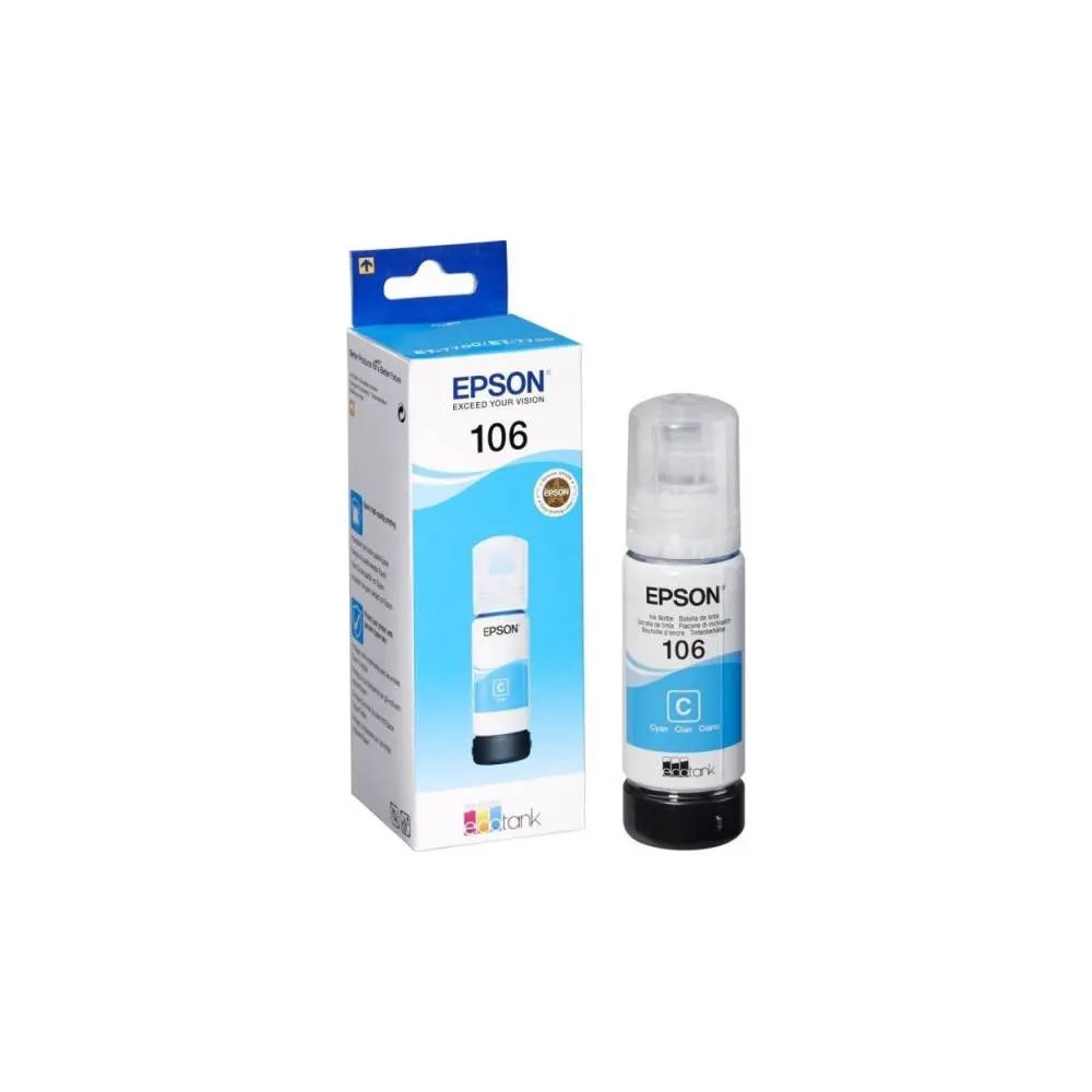 კარტრიჯი EPSON ORIGINAL (C13T00R240) I/C (c) 106 ECOTANK CYAN INK BOTTLE L7180