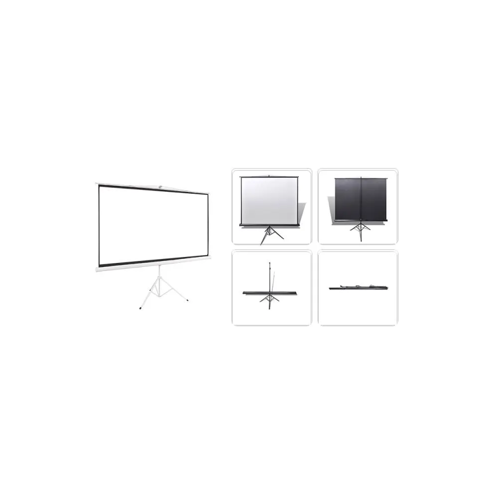 პროექტორის ეკრანი ALLSCREEN TRIPOD PROJECTION SCREEN 160X160CM HD FABRIC 89 inch CTP-6363