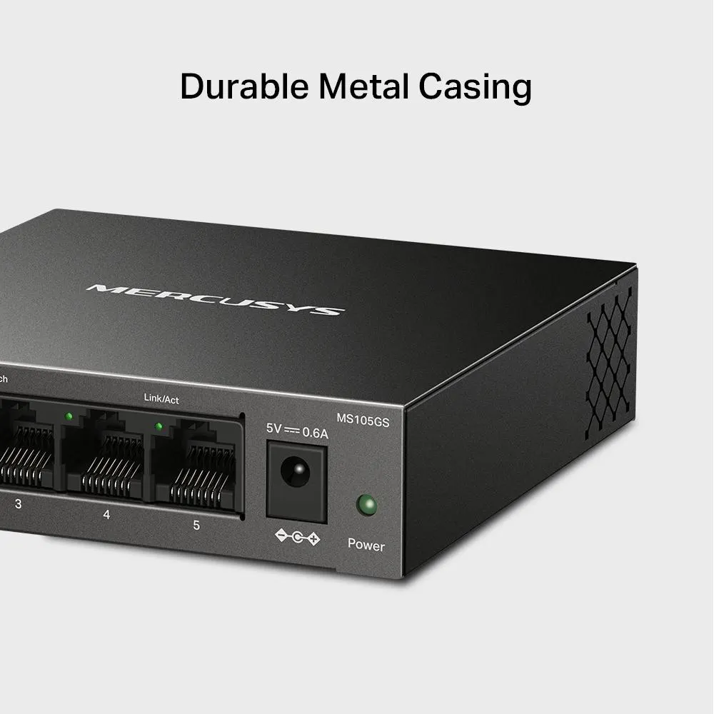 სვიჩი MERCUSYS, MS105GS, Switch
