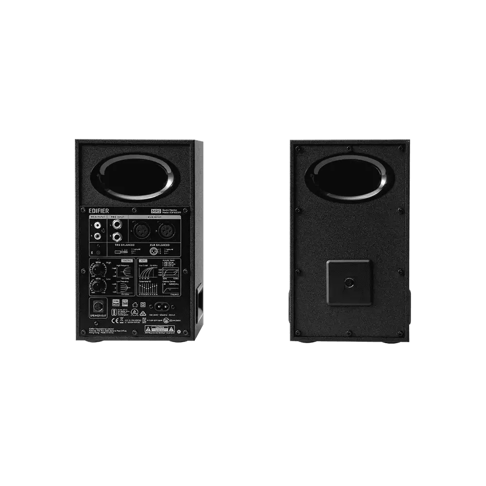 დინამიკი Edifier MR5, 110W, XLR, 6.35 mm TRS, RCA, AUX, Tri-amped Powered Studio Monitor Speakers, Black