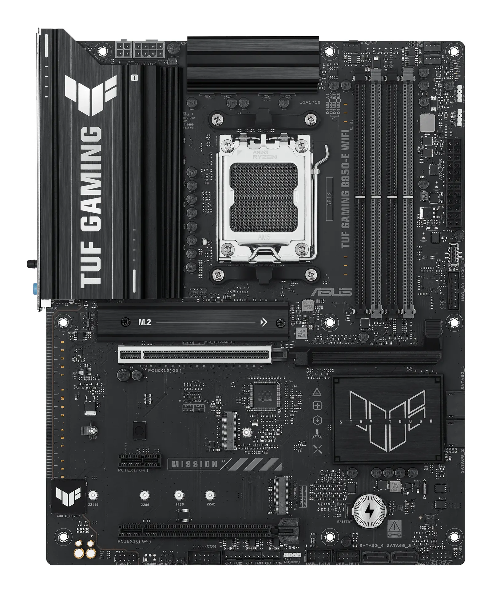 დედაპლატა ASUS Motherboard TUF GAMING B850-E WIFI sAM5 B850 4xDDR5 M.2 HDMI DP WiFi BT ATX