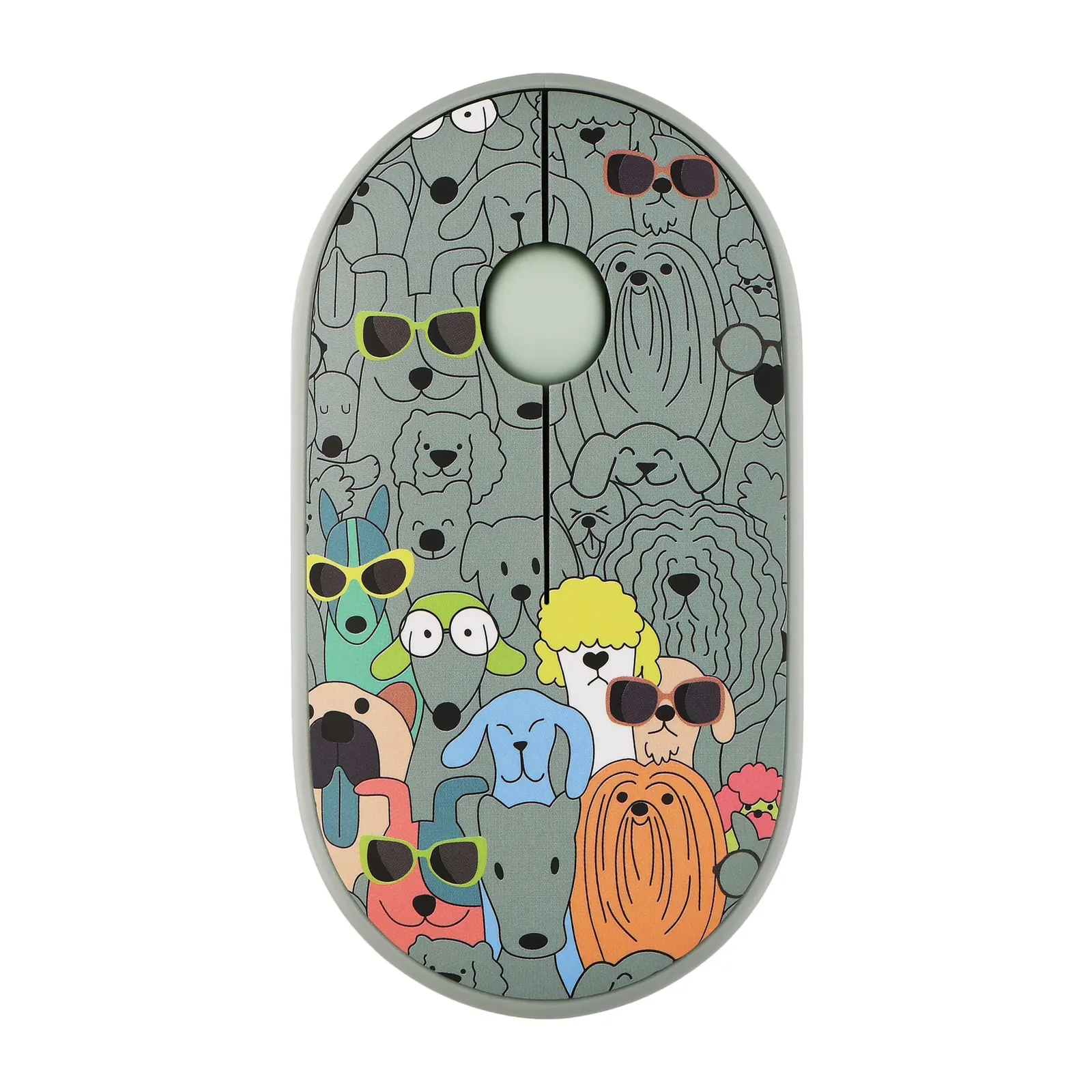 მაუსი 2E Mouse MF300 PETS:DOGS Silent WL BT, Green