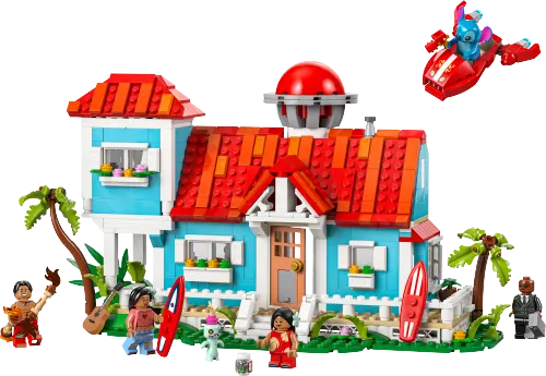 კონსტრუქტორი LEGO Disney Classic Lilo and Stitch Beach House 43268