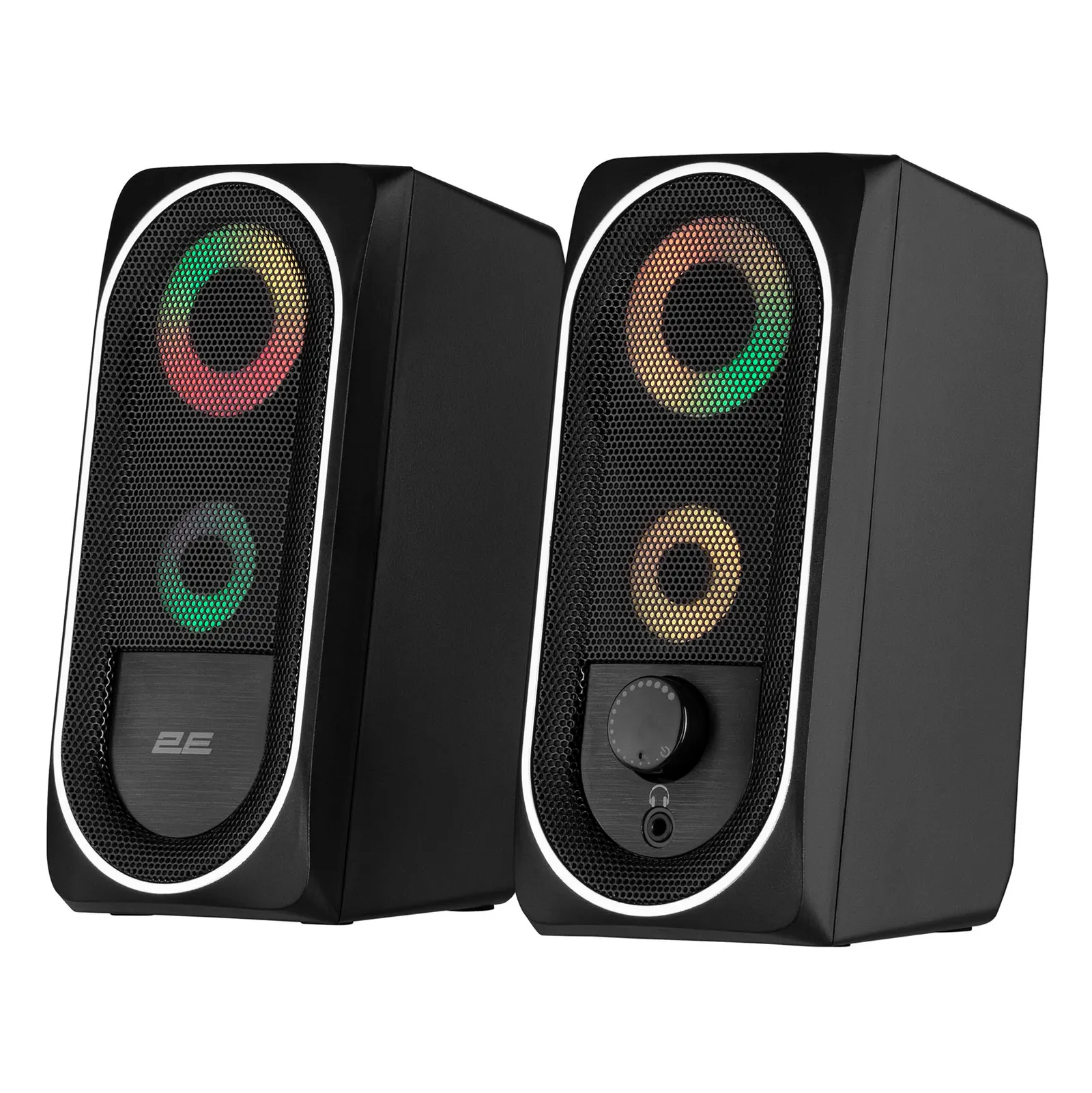დინამიკი 2E Multimedia speaker PCS234 RGB, 2.0, USB, Black