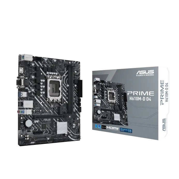 დედაპლატა ASUS, PRIME H610M-D D4