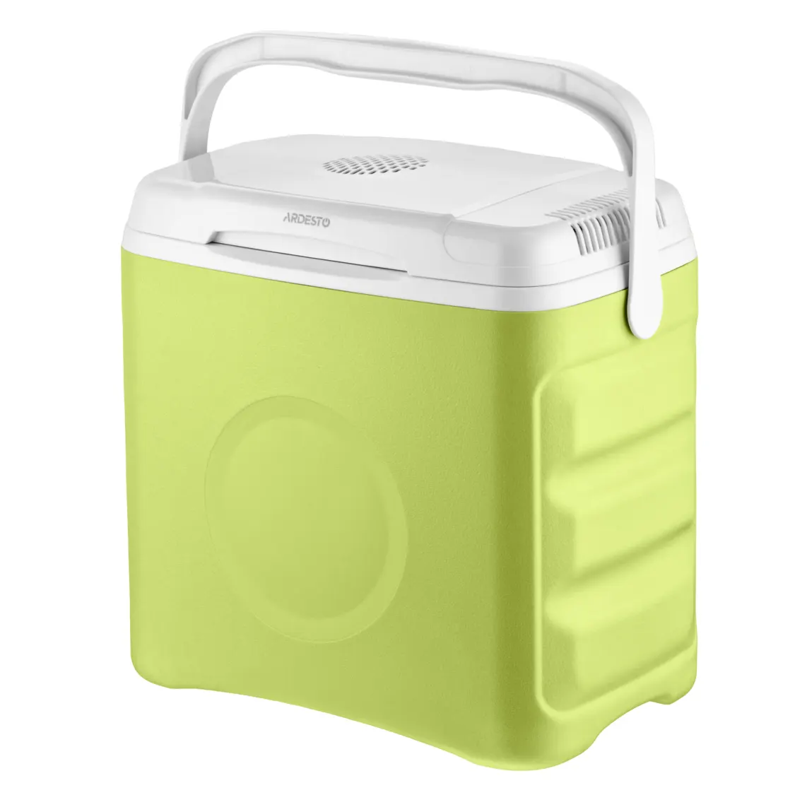 ARDESTO travel refrigerator, 2in1, 29l, 220/12V, heating 55°C, cooling 18-20°C, USB port, 5kg, light green