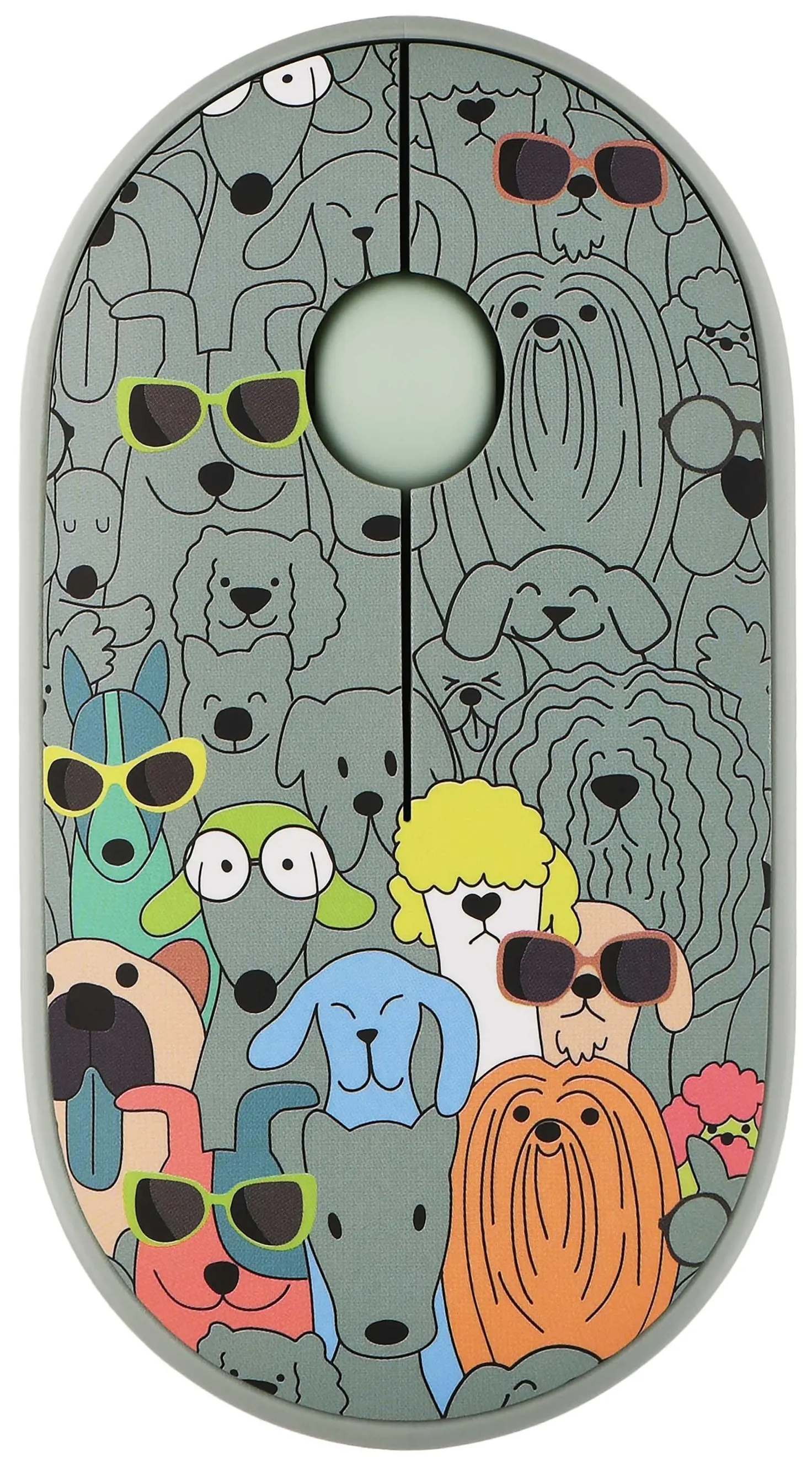 მაუსი 2E Mouse MF300 PETS:DOGS Silent WL BT, Green